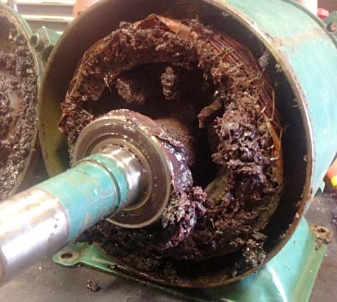 How to and how NOT to properly grease electric motors