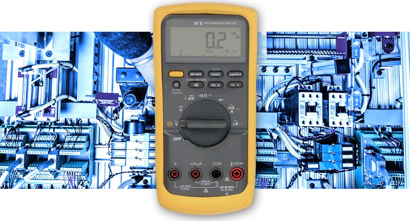 Diagnostic Process:  Using a multimeter to find an open electric motor winding